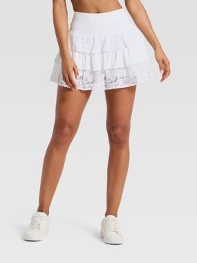 Women's Layered Ruffle Skort - JoyLab M